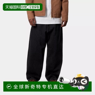 牛仔 欧洲直邮Carhartt Wip 男士 黑色棉休闲裤