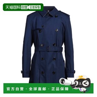香港直邮Burberry 巴宝莉 男士 风衣 blue蓝色 舒适时尚夹克