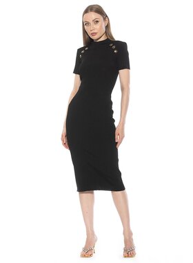 alexia admor【美国奥莱】直发 Adara 连衣裙 - 黑色