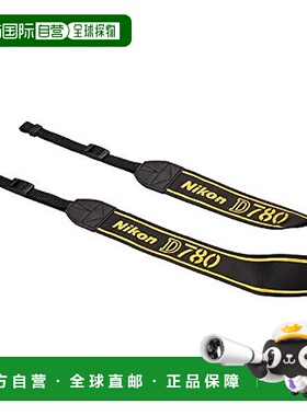 NIKON尼康颈带适于单镜头反光相机D780徽标黑色ANDC21背带