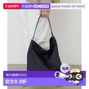 1h可退 日本直邮官方授权 russet 字母图案尼龙提花竖款两用单肩