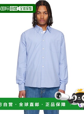 1h可退 香港直邮潮奢 Our Legacy 男士 蓝色 Beyond BD 衬衫 M425