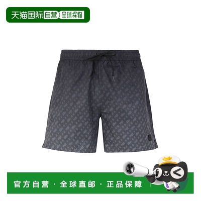1h可退 香港直邮BOSS 波士 男士 Hugo Badge 徽标抽绳泳裤 505343