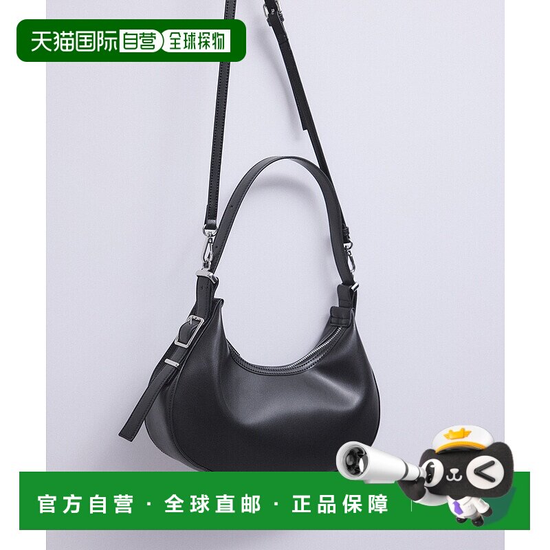 1h可退 日本直邮Adam et Rope' 女装 2WAY仿皮圆筒肩背包 可斜挎