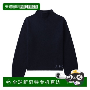 AW2024 1h可退 WVBAZF23246TIQ 香港直邮A.P.C. 黑 女士针织毛衣