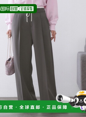 1h可退 日本直邮OPAQUE.CLIP 女装 宽松缎感叠层风阔腿裤 半透明