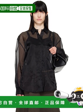 1h可退 香港直邮潮奢 The Frankie Shop 女士 黑色 Peri Sheer 衬