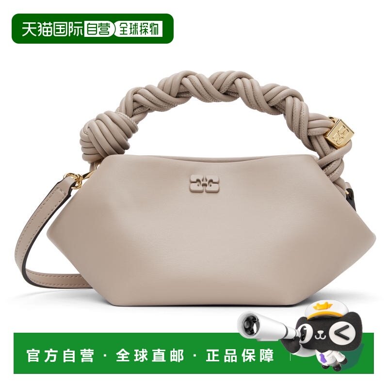 香港直邮GANNI 甘尼 女士 灰褐色迷你 Bou 手提包 A6949,箱包皮具/热销女包/男包,通用款女包,淘宝优惠券,粉丝福利购,淘宝优惠卷