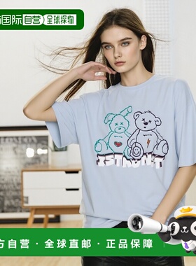 韩国直邮IST KUNST 上衣T恤 IK2CMMT508ALB潮流穿搭时尚高级感