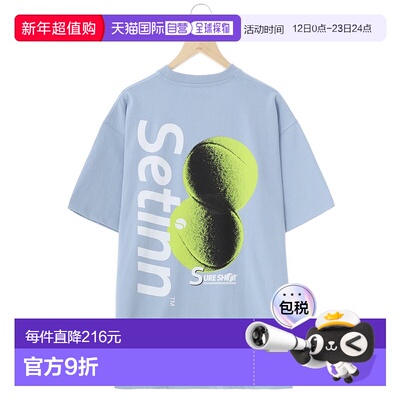 1h可退 日本直邮Setinn 男士限量款宽松图案T恤 24F019