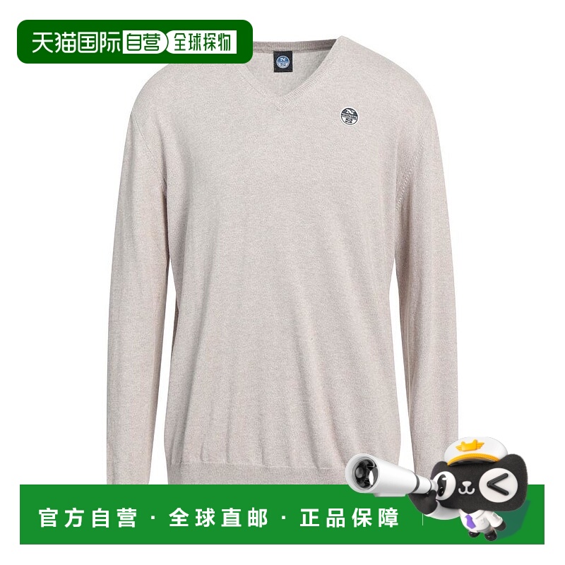 1h可退 【美国直邮】NORTH SAILS 男装针织衫 V领长袖毛衣 100 棉