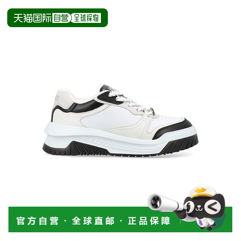 1h可退 香港直邮VERSACE 男士运动鞋 10154371A109252B02P CO 白