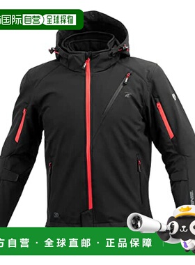 【日本直邮】Komine摩托用JK-5792防护冬用防风衣IFU Neo Black/R