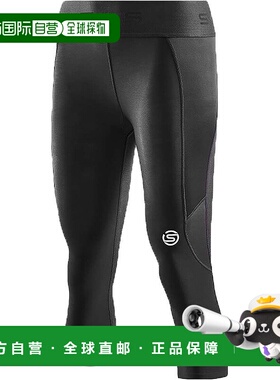 日本直邮Skins Series 3 女士保暖七分紧身裤黑色