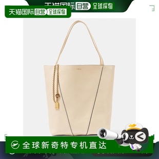 托 leather Chloe 蔻依 女士 香港直邮潮奢 tote large Spin bag