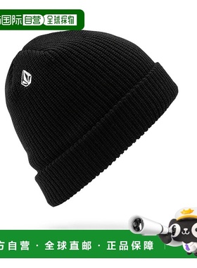 1h可退 日本直邮VOLCOM 男女同款 全棉质感针织帽 半翻边设计 Sto