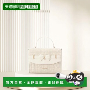 1h可退 日本直邮SAMANTHAVEGA 女装 新色格纹拼接立体蝴蝶结斜挎