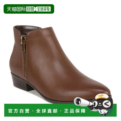 自营Naturalizer Claire Boots Women's Brown Leather Pointed T