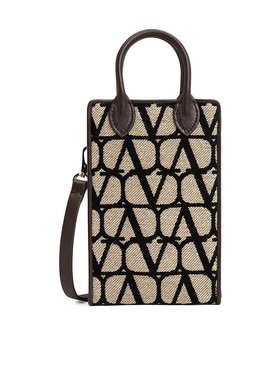 VALENTINO 女士斜挎包 WP0Z43CNN6ZN AW2023 黑色 徽标单肩包