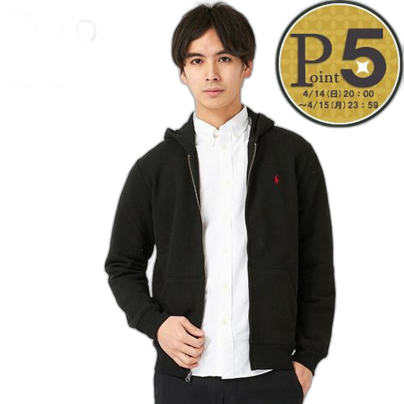 日本直邮Ralph Lauren拉夫劳伦男女同款连帽外套拉链运动服