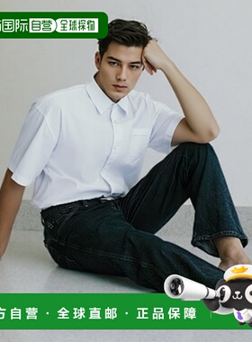 韩国直邮RAF SIMONS 男士男衬衫231M2450010SS23 OVER SIZE LOGO