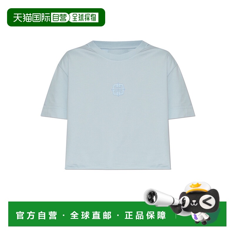 1h可退 香港直邮GIVENCHY 女士T恤 BW709XP6QU450 AW2024 白色 圆