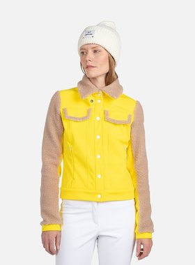 Rossignol 女士 JCC 软壳羊毛夹克（真黄）RLNWL2150600L