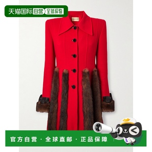 香港直邮valentino detailed 华伦天奴 Bow 皮毛饰 女士 1h可退