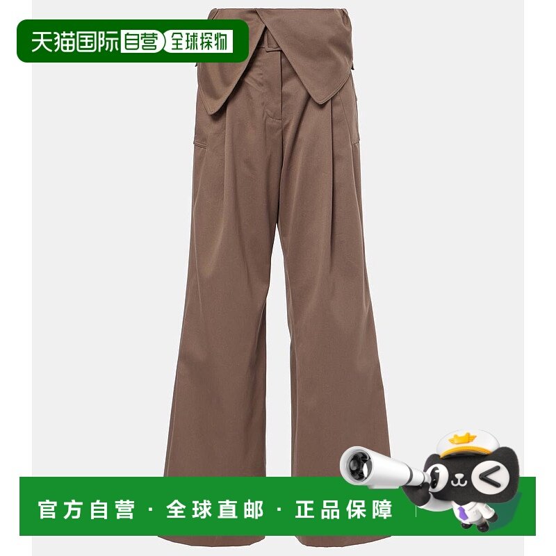 1h可退 香港直邮J.W. Anderson 女士 棉质斜纹布阔腿裤 001259,女装/女士精品,休闲裤,淘宝优惠券,粉丝福利购,淘宝优惠卷