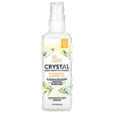 香港直邮Crystal Body Deodorant净味喷雾洋甘菊绿茶118ml正品