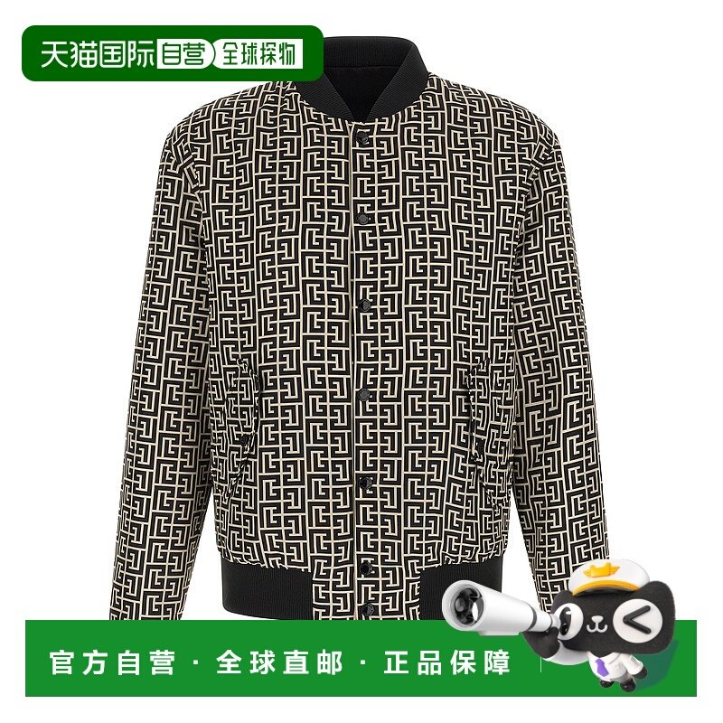 香港直邮BALMAIN 男士夹克 GH1TFA27XL26GXE SS2026 黑色 Balmain