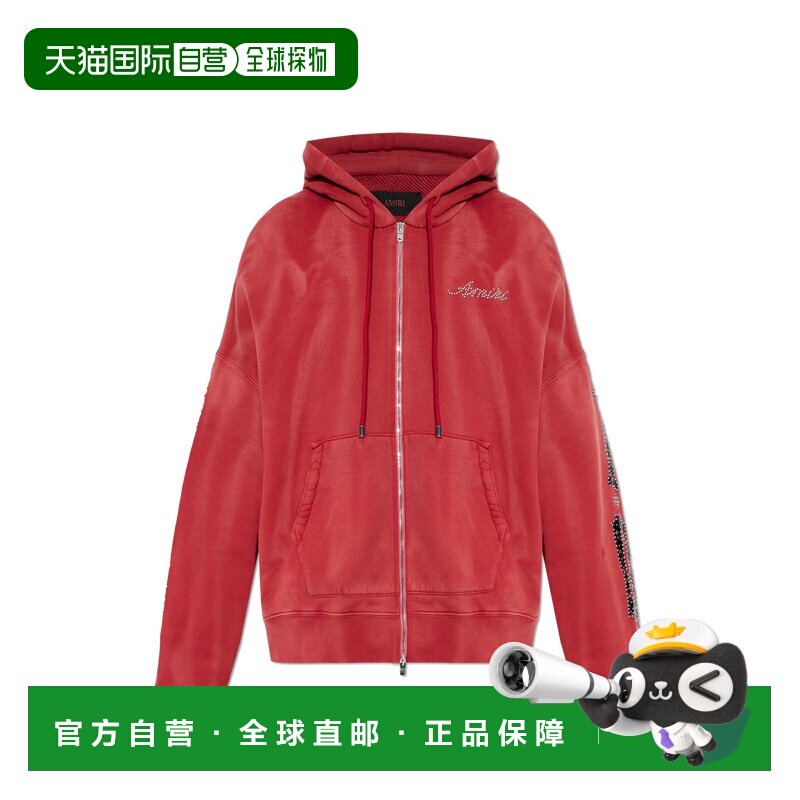 香港直邮AMIRI 男士卫衣 AMTOJR10120633 SS2026 黑色 Hoodie