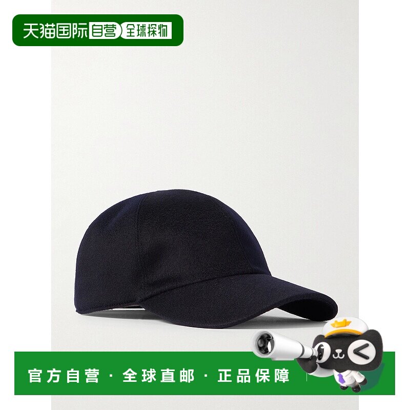 1h可退 香港直邮Loro Piana 诺悠翩雅 男士 Ivy 羊绒棒球帽 FAP37