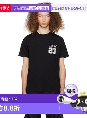 1h可退 香港直邮off-white 男士 黑色 23 T 恤 OMAA027S24JER005