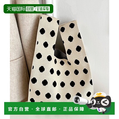 1h可退 日本直邮florist 男女同款简约针织方形手提包 G42064002