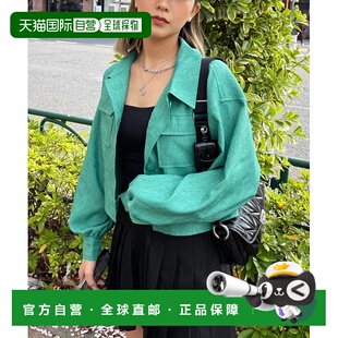 春夏新款 女士亚麻风工作短夹克 舒适 日本直邮SPIRALGIRL 1h可退