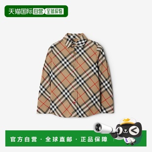 格纹棉质衬衫 欧洲直邮Burberry 2025新品