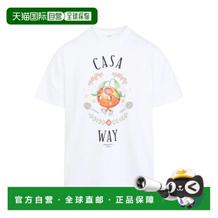 1h可退 香港直邮Casablanca 男士 CASA WAY MASCOT 橙色T恤 MAW25