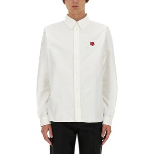 FE65CH4109LO01 衬衫 AW2024 白色 KENZO 长袖 男士