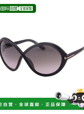 自营 Tom Ford女士Jada 68mm太阳镜-黑色 美国奥莱直发汤姆福特