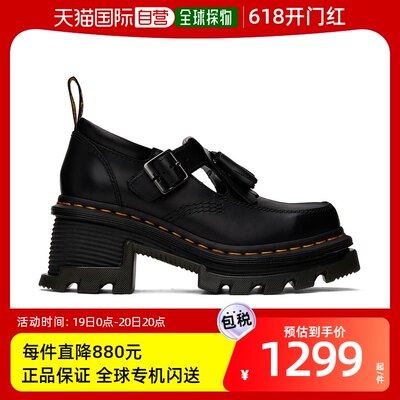 香港直邮潮奢 Dr. Martens 马丁大夫 女士 黑色 Corran 玛丽珍鞋