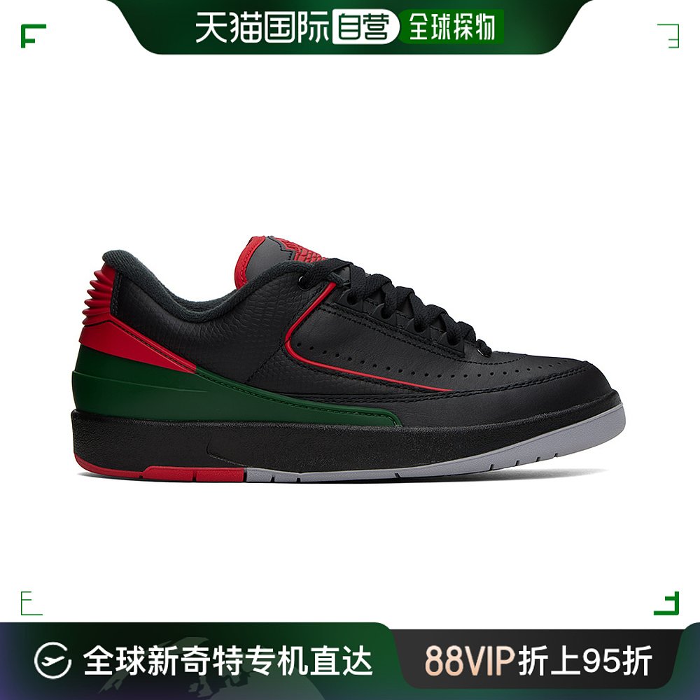 香港直邮潮奢 Nike耐克男士黑色 Air Jordan 2 Low Origins运