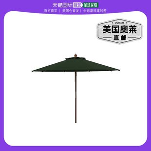 safaviehBethany 9Ft Wooden Umbrella - hunter green 【美国奥