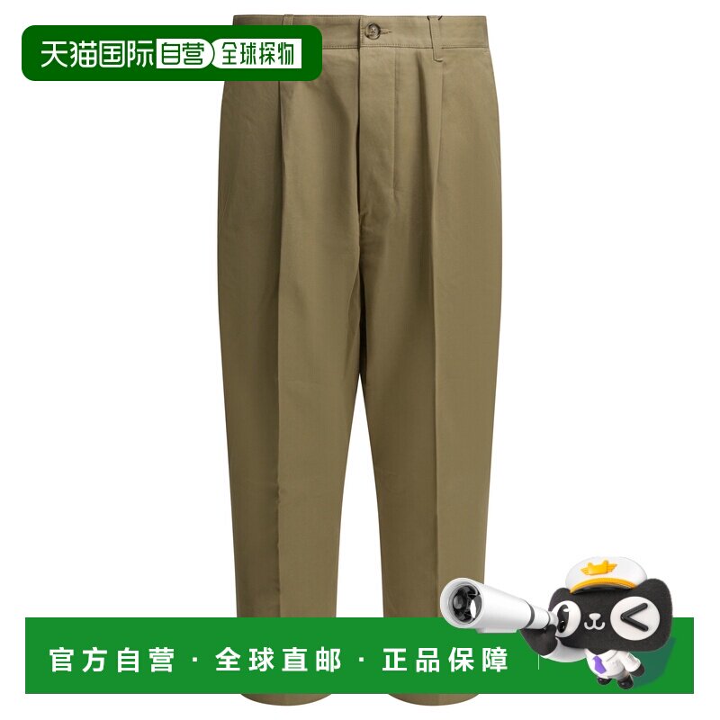 香港直邮Ami Paris 男士 浅褐色棉质裤子 HTR121CO0132A036BEIGE