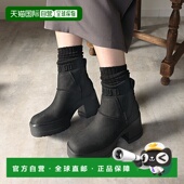 1171475 日本直邮UGG 女士皮革侧边松紧 短靴 女士 Moxy Chelsea