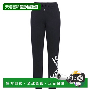 1h可退 香港直邮kenzo 高田贤三 女士 休闲长裤 black黑色 舒适时