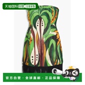 无肩带流苏印花亚麻上衣 1h可退 331 RIO 女士 香港直邮潮奢 FARM