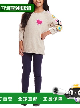 自营 Andy & Evan 束腰毛衣和紧身牛仔裤 - 白色 美国奥莱直发