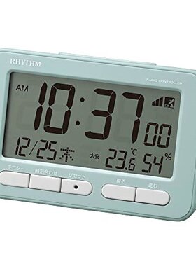 RHYTHM 闹钟 Fitwave D234 8RZ234SR04 蓝色 家居 & 厨房