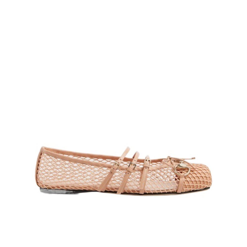 Gucci Horsebit 芭蕾平底鞋 835077FAEQZ